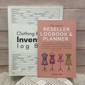 Reselling Logbook and Planner Inventory Book